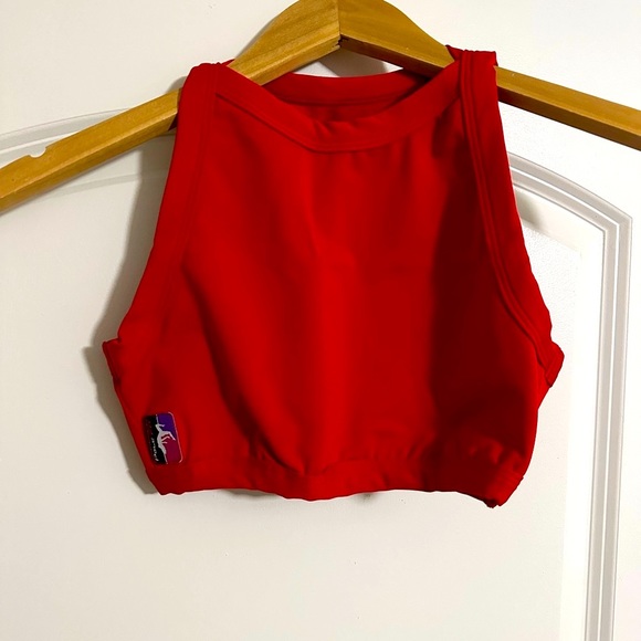 BadKitty PoleFit High Neck Crop Top - Picture 4 of 6